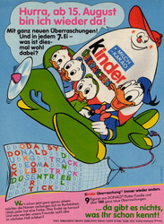 Werbung aus Comics und Zeitschriften