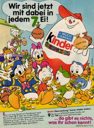 Werbung aus Comics und Zeitschriften